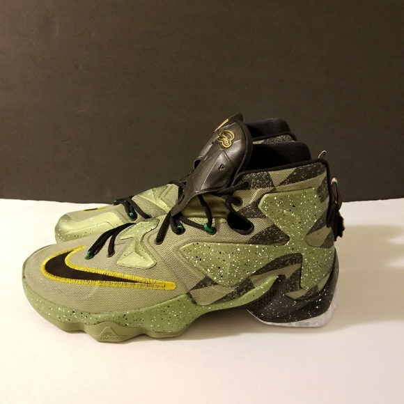 army green lebrons